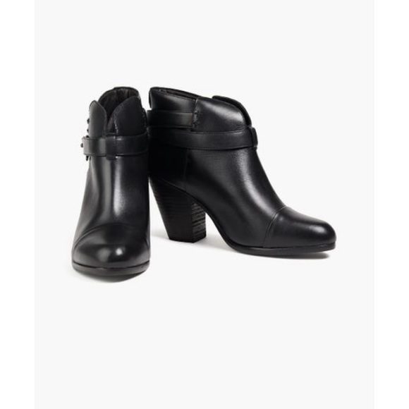 NWT rag & bone Harrow Boot in Cont Black dustbag & box $495 retail Size 8.5 - Picture 7 of 9
